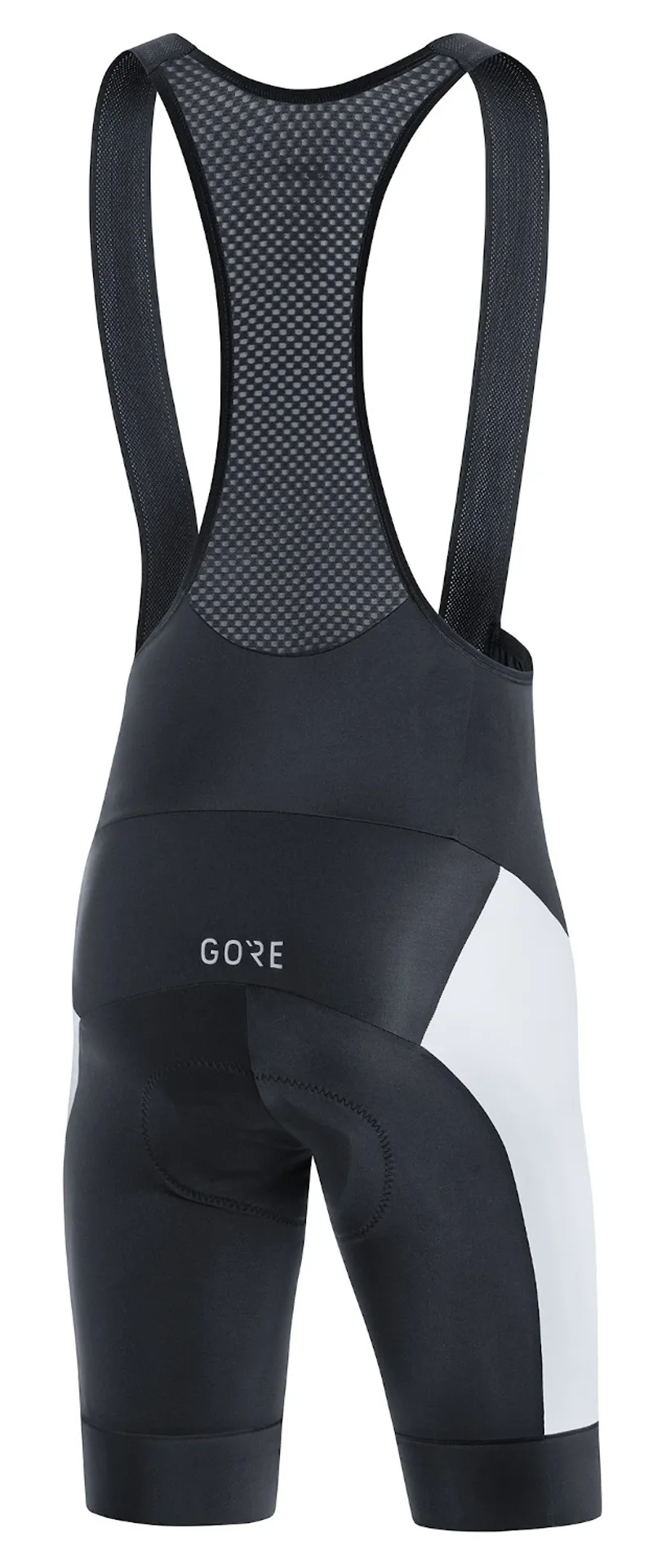Gore C3 Bib Shorts+ with Pad Black/White-1