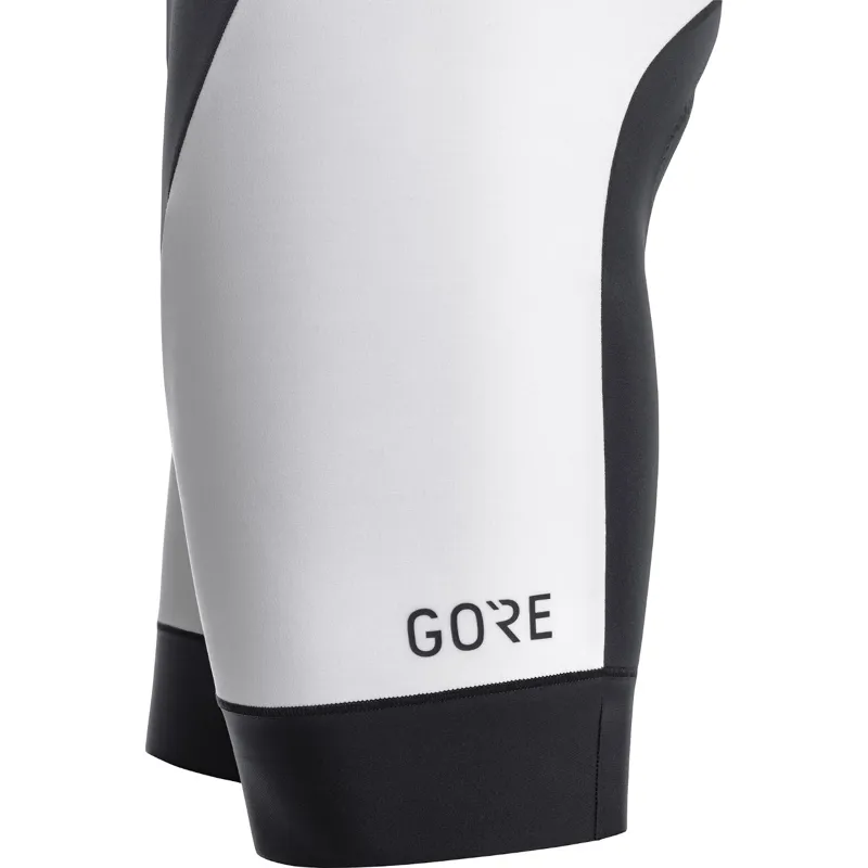 Gore C3 Bib Shorts+ with Pad Black/White-2