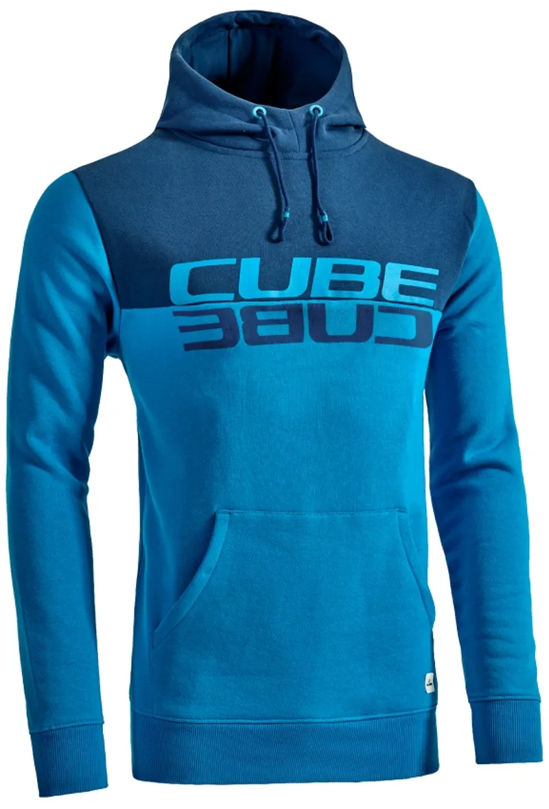 Cube Logo Hoodie Blue