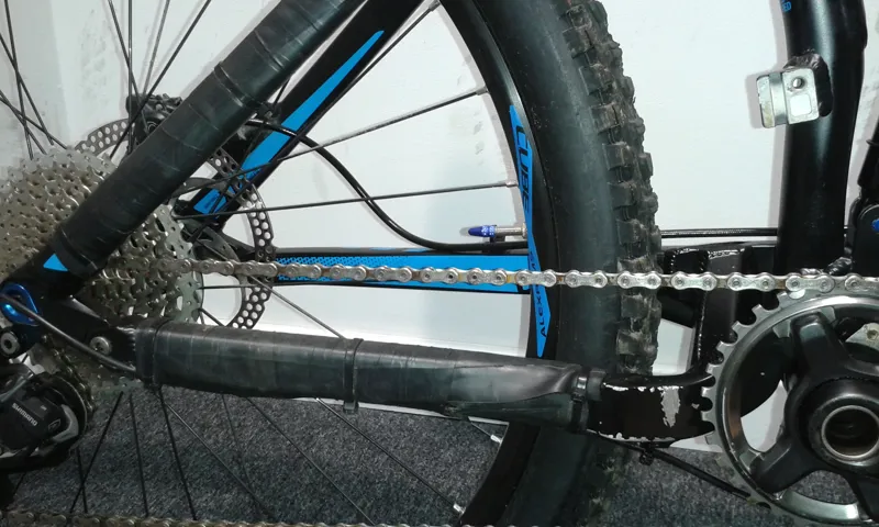 2nd Hand Cube Fritzz 160 HPA Pro Mountain Bike 2014 18in Black/Blue-2