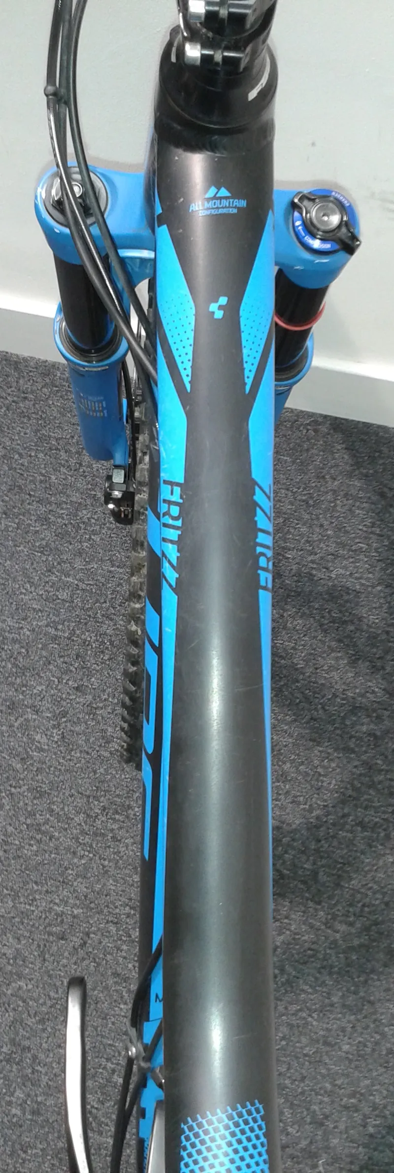 2nd Hand Cube Fritzz 160 HPA Pro Mountain Bike 2014 18in Black/Blue-4