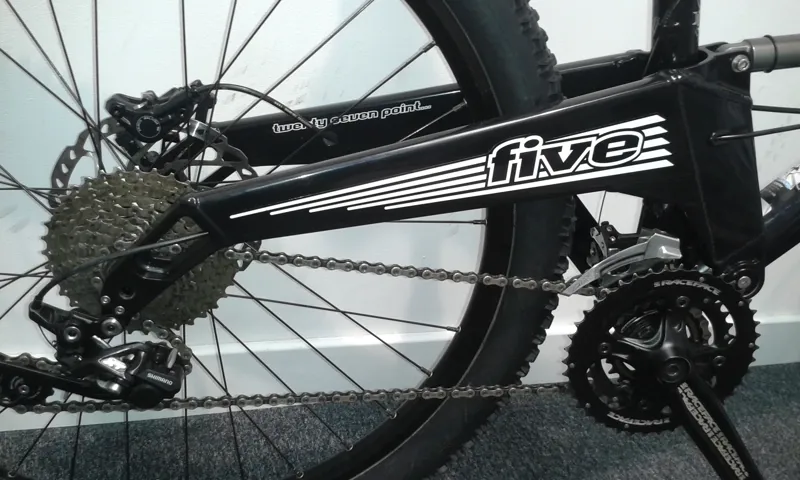 2nd Hand Orange Five S 27.5 Mountain Bike 2015 Small Black/White-3