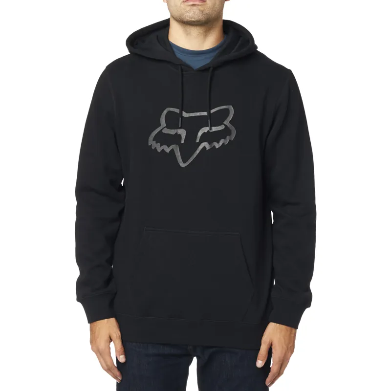 Fox Legacy Foxhead Pullover Fleece Hoodie Small Black