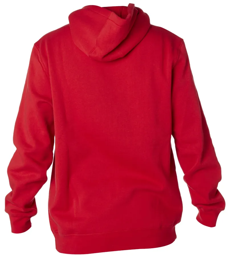 Fox Legacy FoxHead Pullover Fleece Hoodie Dark Red-1