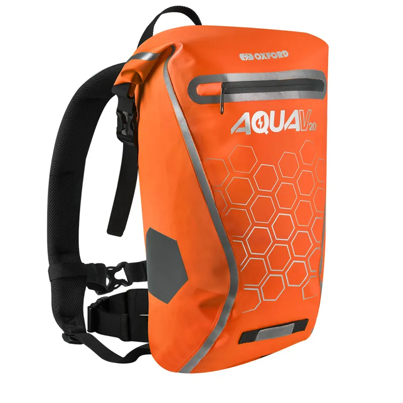 Oxford Aqua-V 20 Waterproof Backpack ORANGE 20L-1