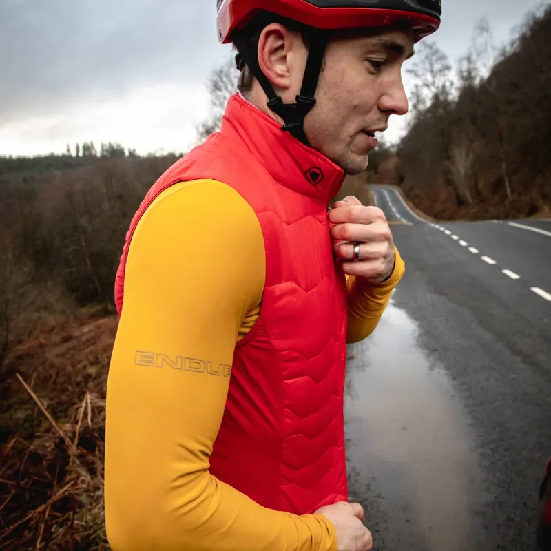 Endura Pro SL Primaloft II Gilet Pomegranate-4