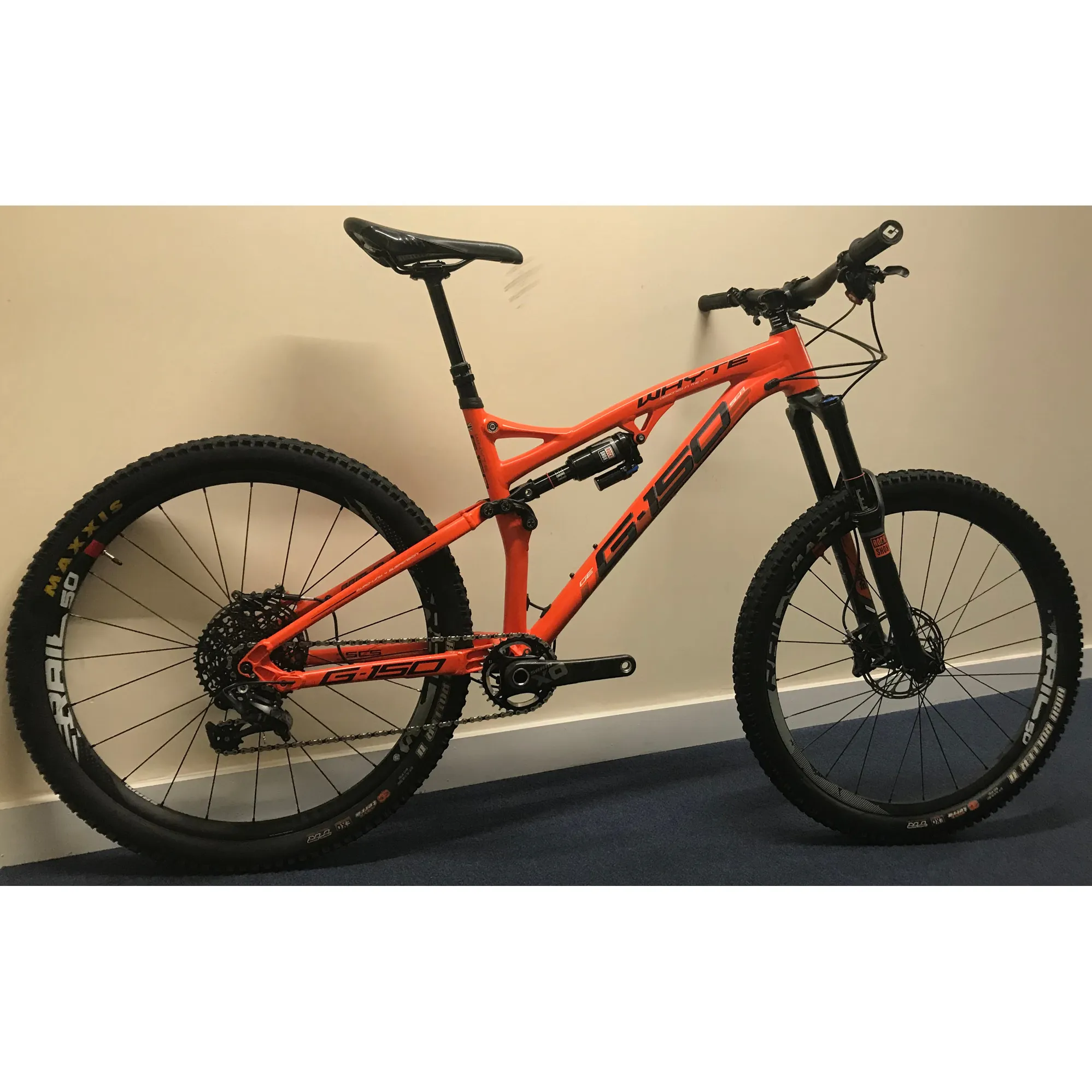 Second Hand Whyte G150 Works Mountain Bike 2015 Orange/Black
