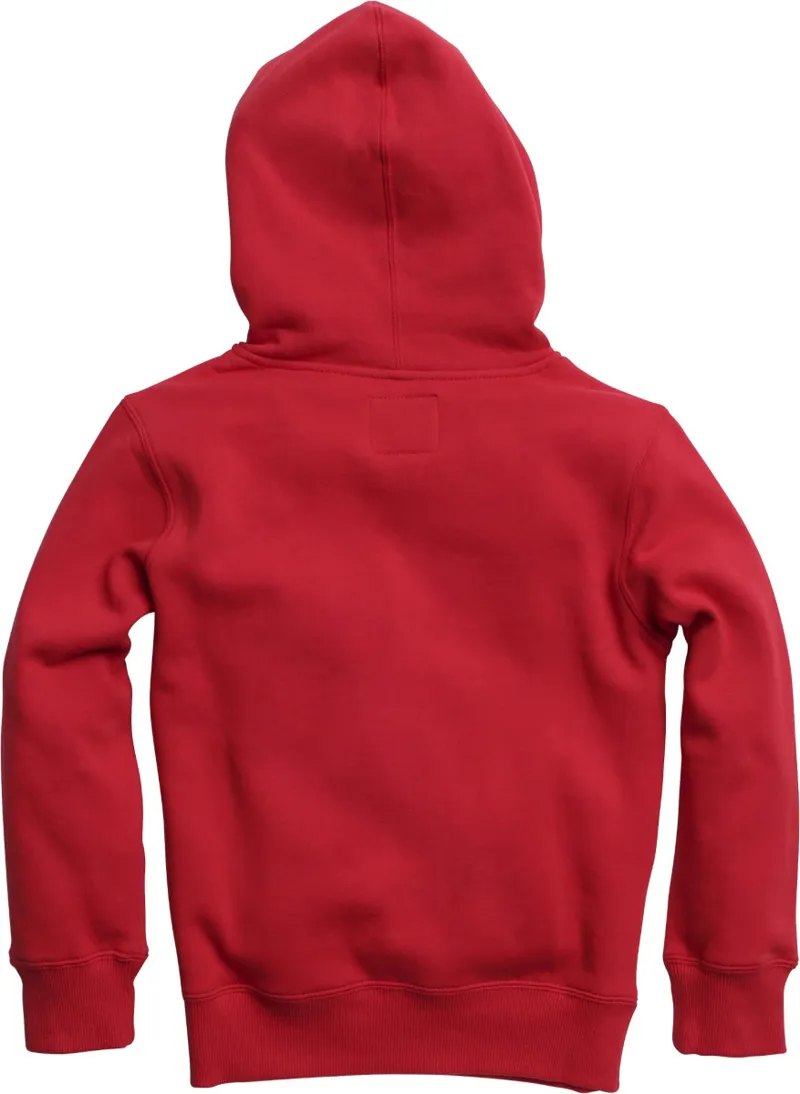 Fox Legacy Pullover Fleece Youth Hoodie Dark Red-1