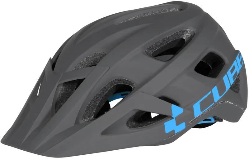 Cube AM Race Helmet Grey/Blue-1