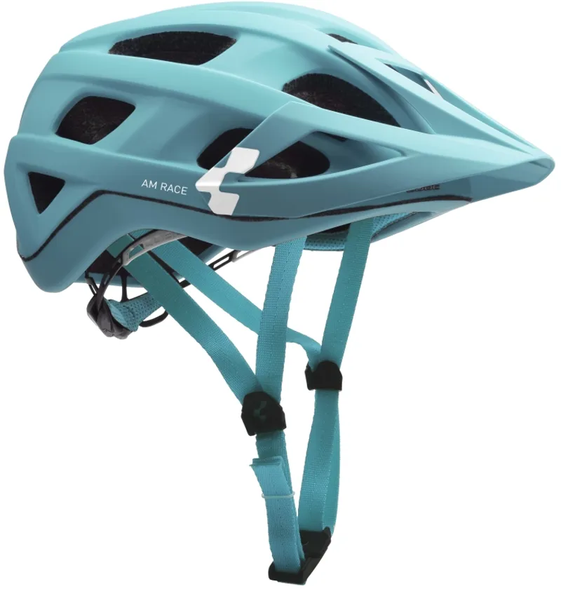 Cube AM Race Helmet Iceblue/White