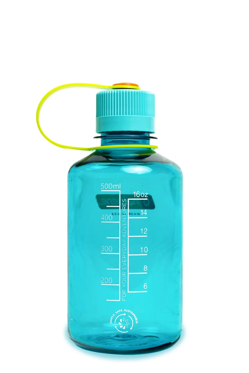 Nalgene Narrow Mouth Sustain Tritan 50% Recycled 500ml Bottle Cerulean-1