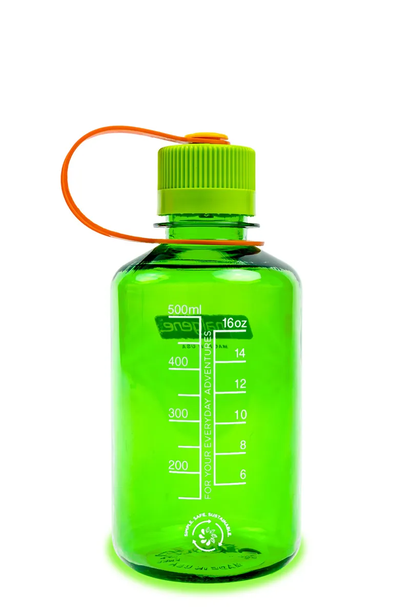 Nalgene Narrow Mouth Sustain Tritan 50% Recycled 500ml Bottle Melon Ball-1