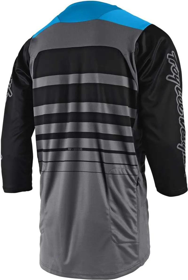 Troy Lee Designs Ruckus Streamline 3/4 Jersey Black/Grey-1
