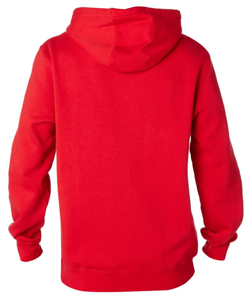 Fox Legacy Moth Pullover Fleece Hoodie Dark Red-1