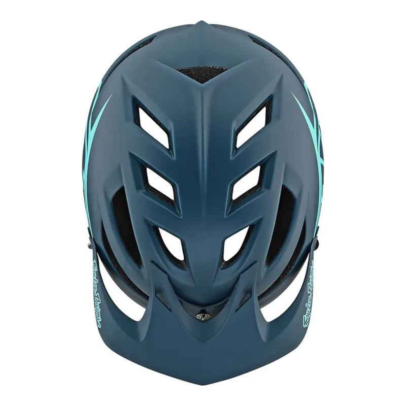 Troy Lee Designs A1 Drone Helmet Dark Grey/Aqua-2