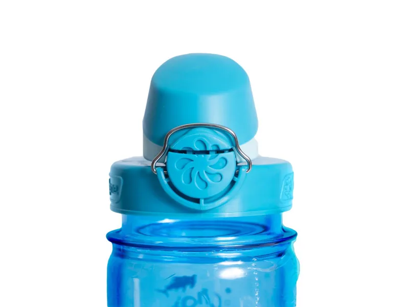 Nalgene Kids On The Fly 350ml Bottle Slate Blue Chomp-4