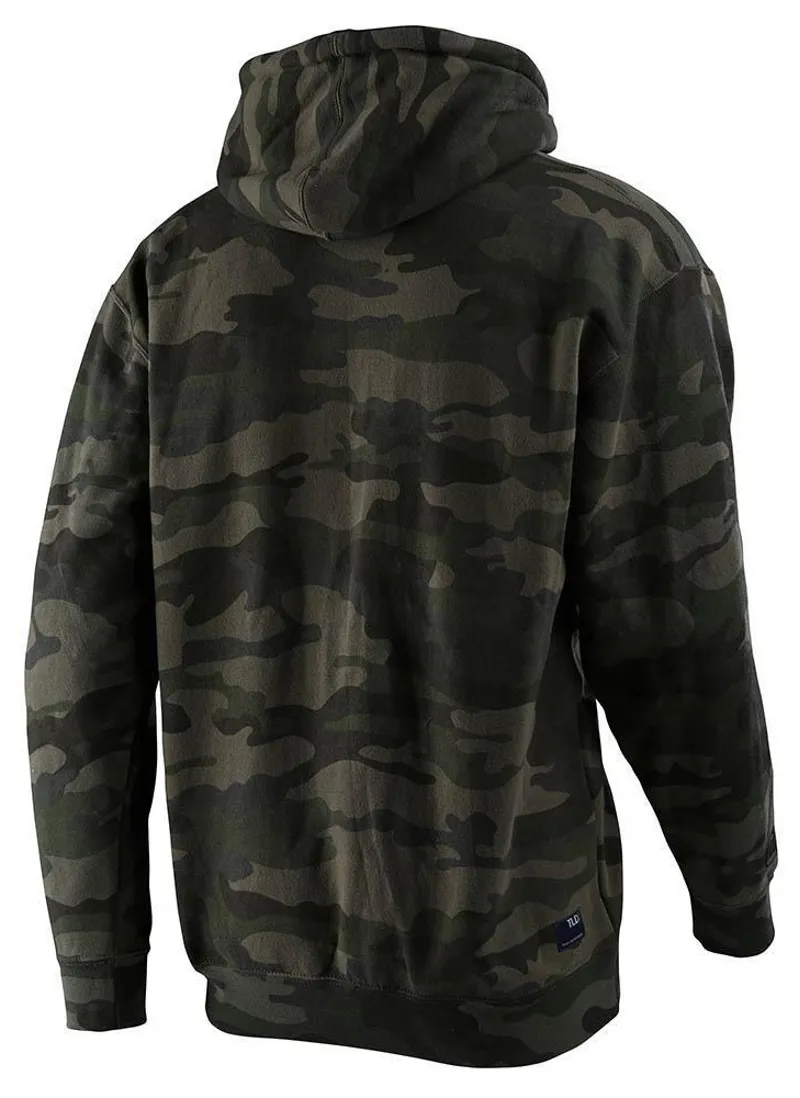 Troy Lee Designs Signature Pullover Hoodie Forest Camo-1