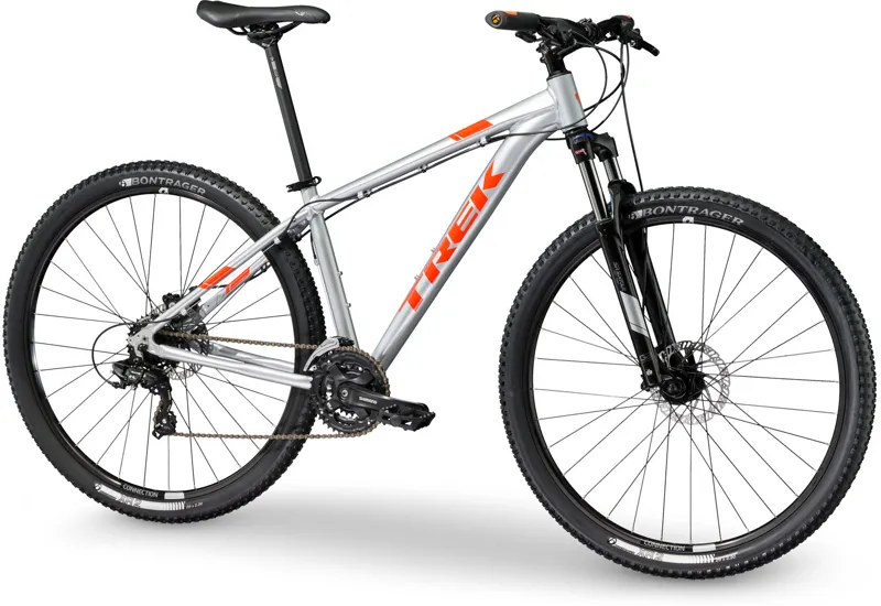 Trek Marlin 5 Hardtail Mountain Bike 2017 Silver-1
