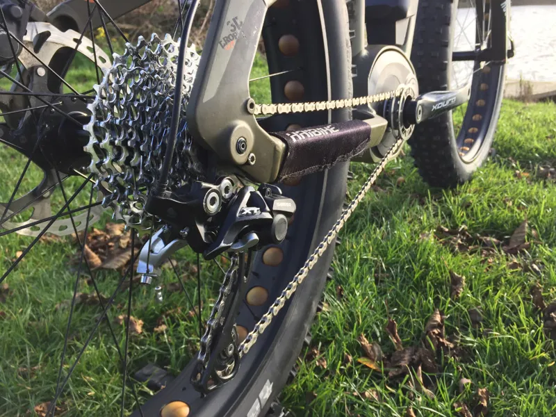 Ex Demo Haibike XDURO FatSix Electric Bike 2015 45cm Green/Orange-4