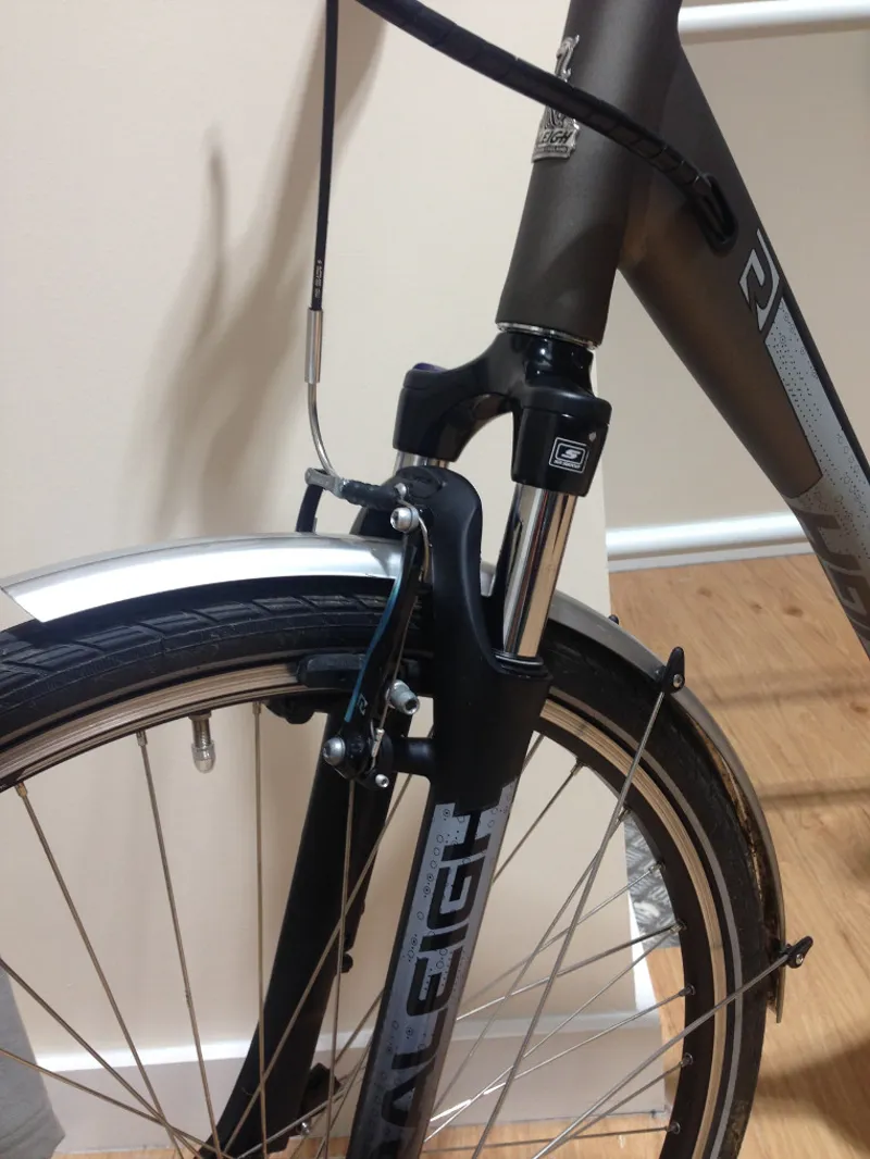 Ex Hire Raleigh Captus Low Step Electric Bike 2016 18 inch Silver-1