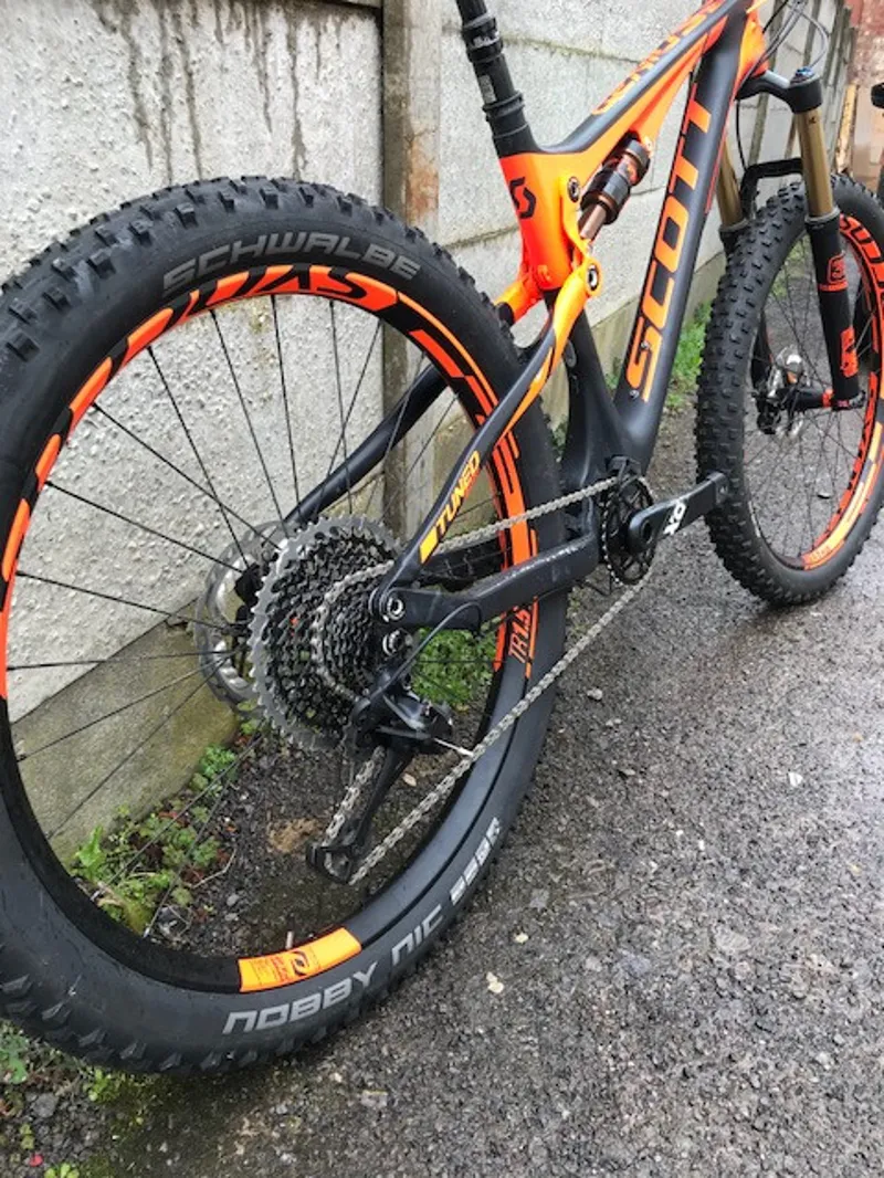 Second Hand Scott Genius 700 Tuned Plus 2016 Large Black/Orange-2