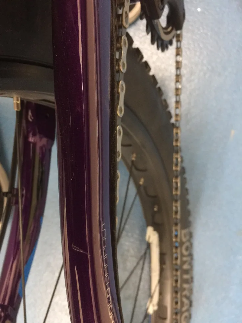 Shop Soiled Trek Stache 7 29 Plus Mountain Bike 2016 17.5 inch Purple-5