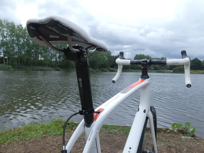 Ex Display Trek Domane SLR 7 Road Bike 2017 60cm White/Orange-6