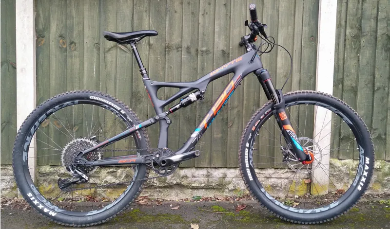 Second Hand Whyte T130 C RS Mountain Bike 2017 Medium Granite/Orange