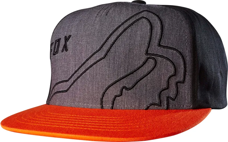 Fox Ambush Snapback Cap Black/Orange