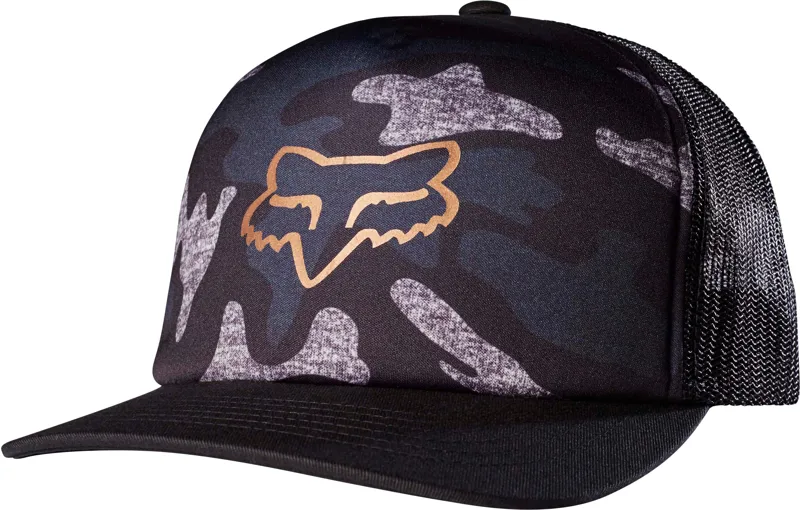 Fox Copper Top Snapback Hat Black/Camo