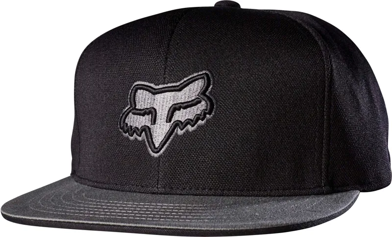 Fox Slasher Head Snapback Cap Black