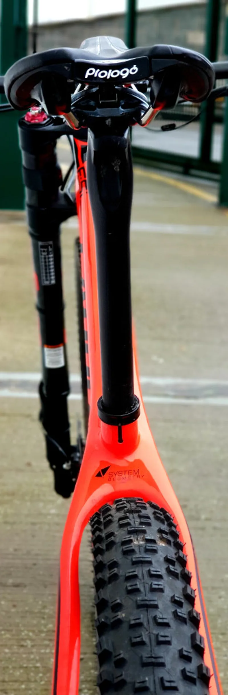 Second Hand Cannondale FSi Carbon 1 Mountain Bike 2018 Medium Red-1