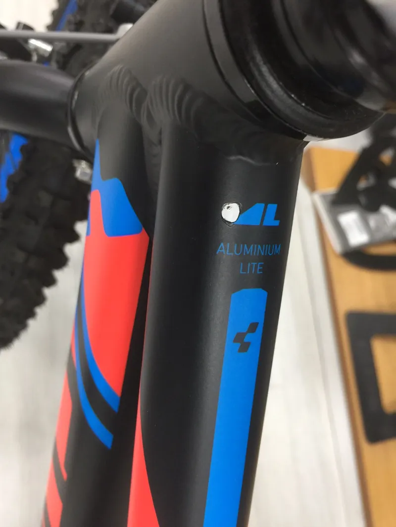 Shop Soiled Cube Kid 160 Kids Bike 2018 Black/Red/Blue-1