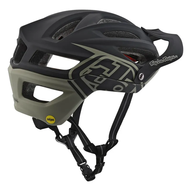 Troy Lee Designs A2 Mips Helmet Black/Stone-1