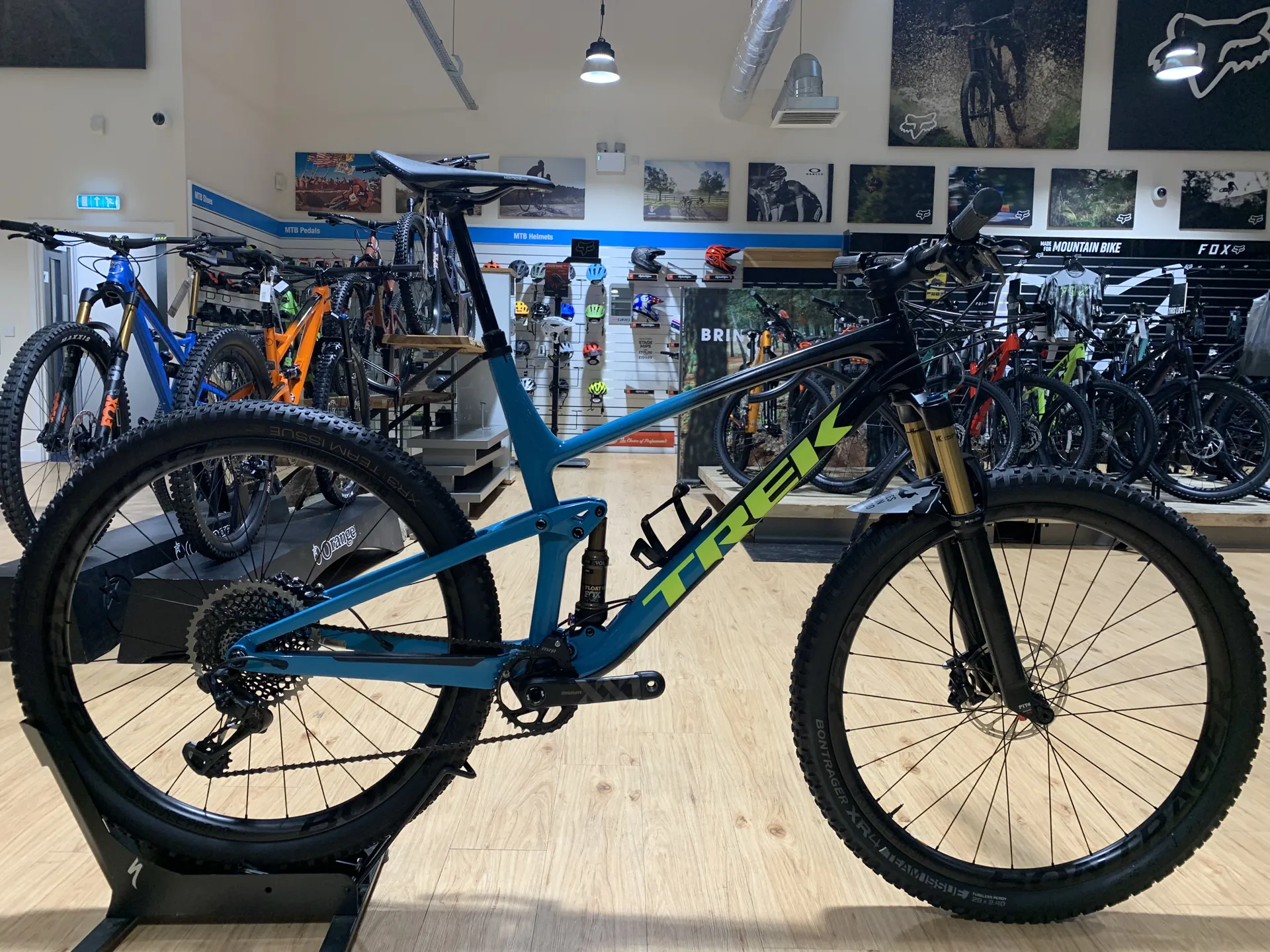 Trek Top Fuel XX1 EX DEMO Mountain Bike 2019 XL Black/Teal
