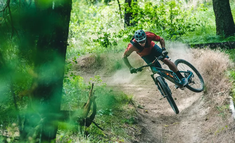 Transition Spur GX Carbon Mountain Bike 2022 Black Powder-1