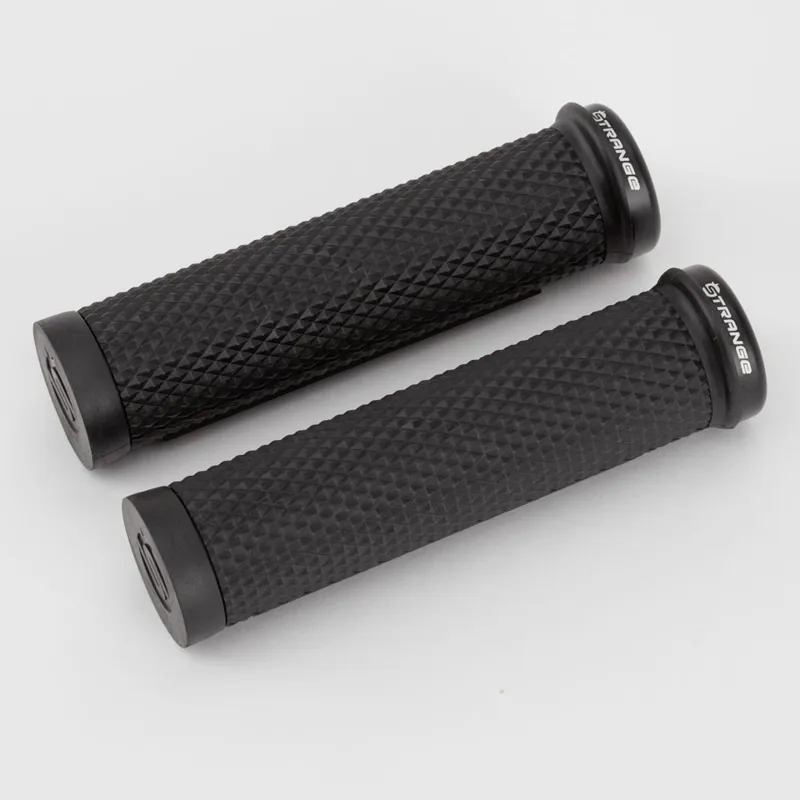 Orange Strange Grappler Grips 130mm Black-1