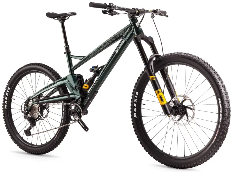 Orange Switch 7 SE Electric Mountain Bike 2022 British Racing Green-1