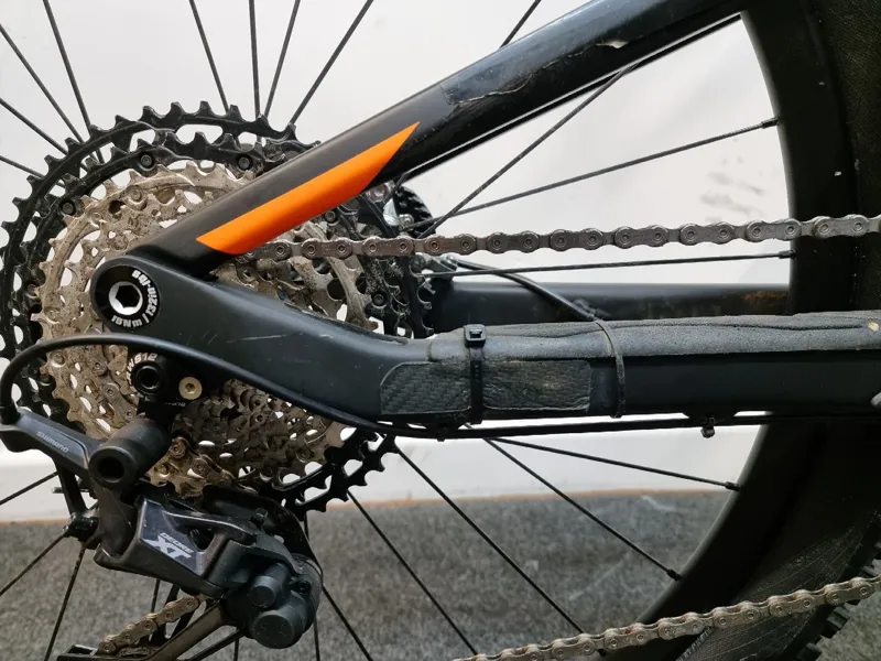 2nd Hand Scott Genius LT 700 650b Tuned Mountain Bike Large 2015 Black/Orange-3