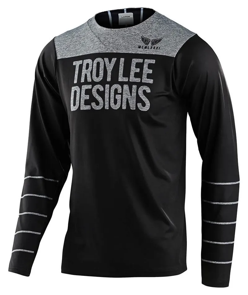 Troy Lee Designs Skyline LS Chill Jersey Pinstripe Black/Grey
