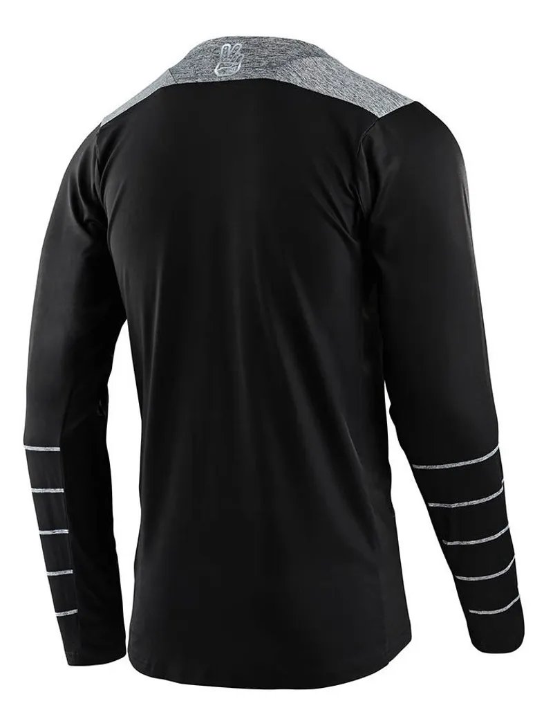 Troy Lee Designs Skyline LS Chill Jersey Pinstripe Black/Grey-1
