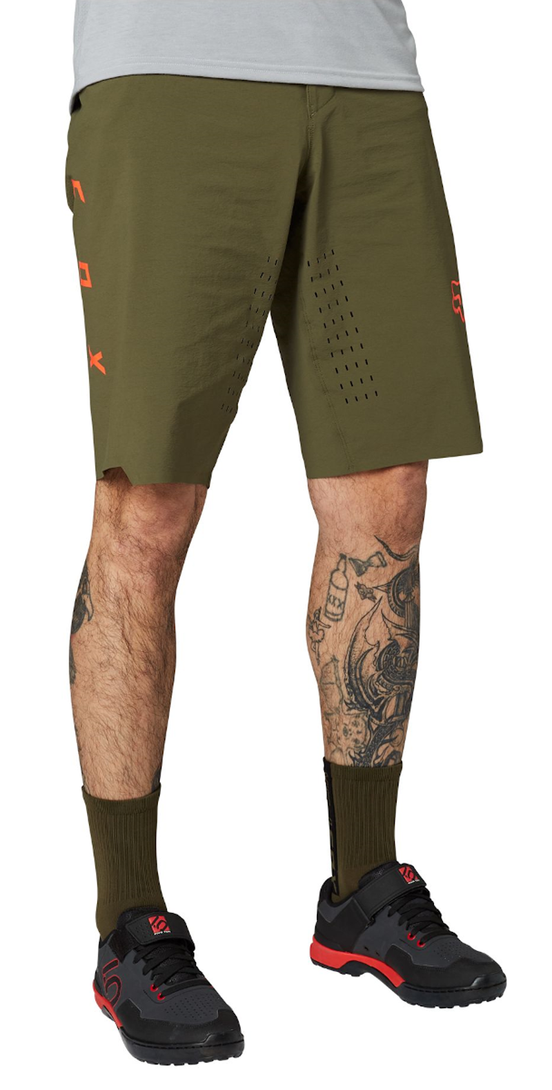 Fox Flexair No Liner Shorts Olive Green
