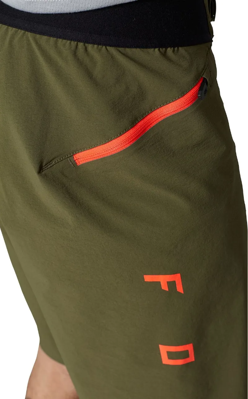 Fox Flexair No Liner Shorts Olive Green-5