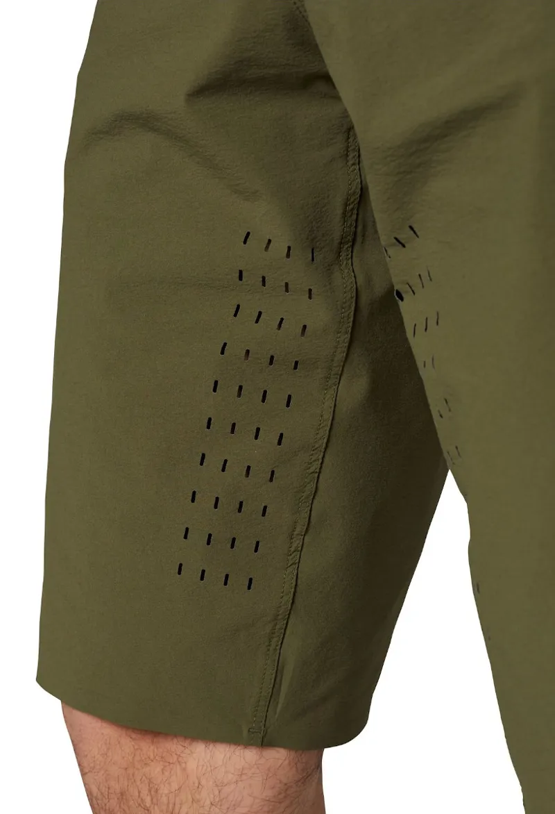 Fox Flexair No Liner Shorts Olive Green-7