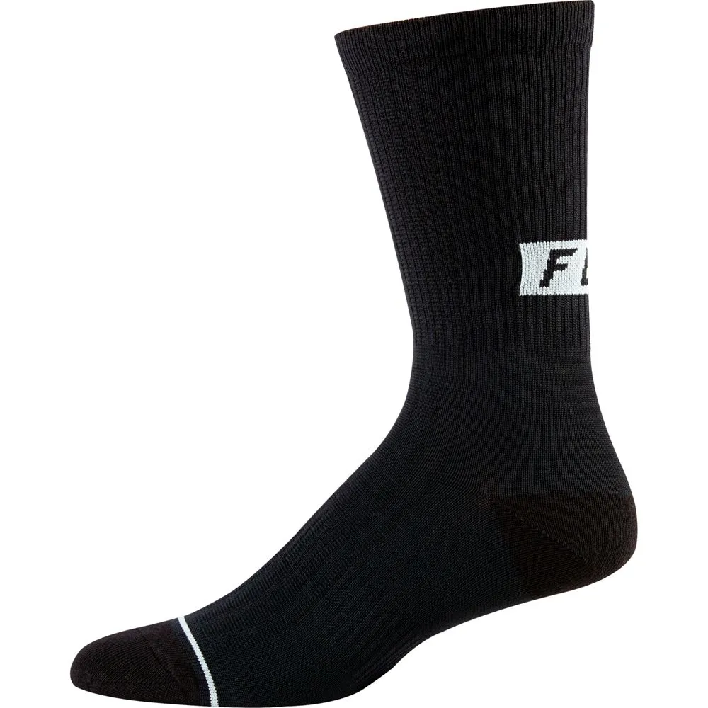 Image of Fox 8 inch Trail Womens Socks Black
