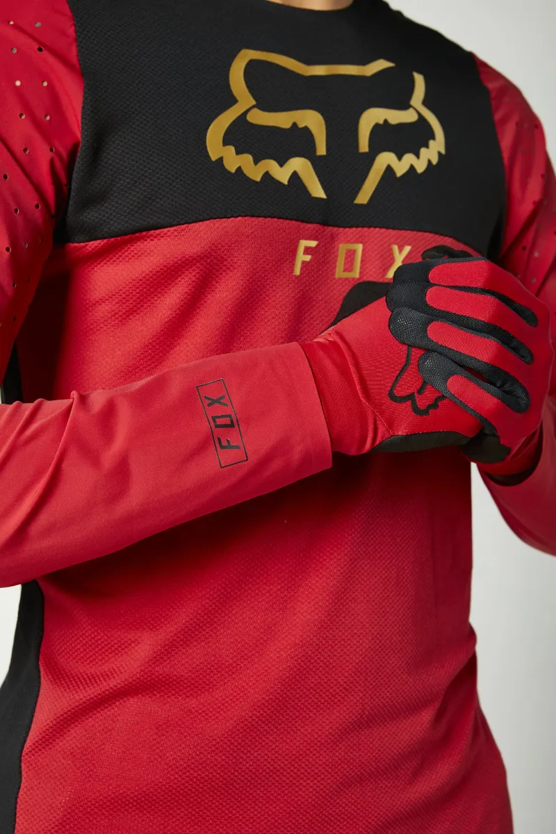 Fox Flexair Delta LS MTB Jersey Chili Red-2