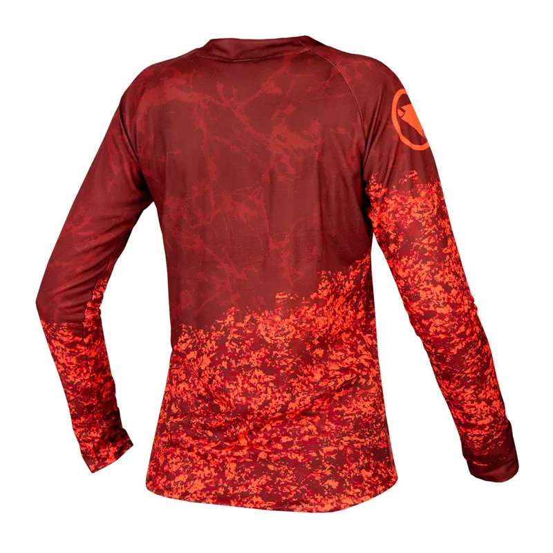 Endura MT500 Marble Womens LS Jersey LTD Cocoa-1