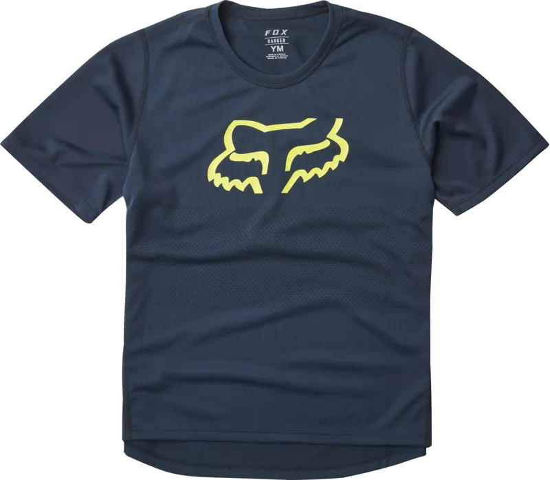 Fox Ranger Youth SS Jersey Navy Blue