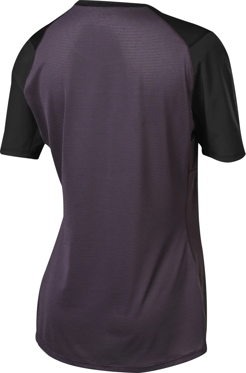 Fox Flexair Womens SS Jersey Dark Purple-1
