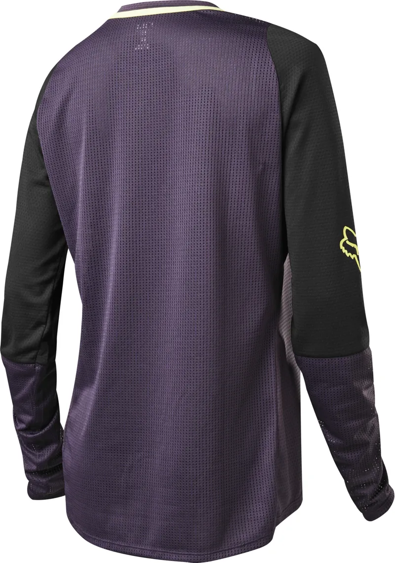 Fox Defend Womens LS Jersey Dark Purple-1